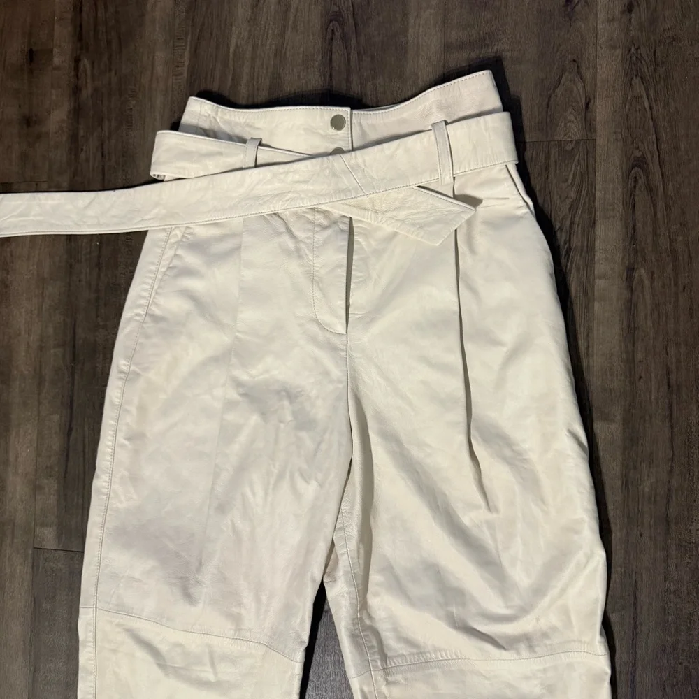 NWT - Zara lamb skin Leather Pants. - Picture 6 of 10